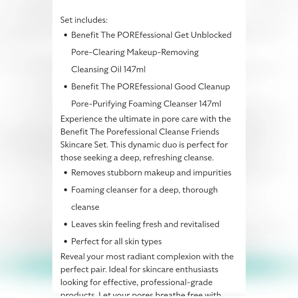 Benefit POREfessional‎ Cleanse Friends